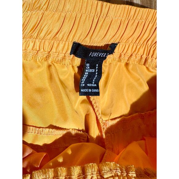 Forever 21 Orange Windbreaker Cargo Pants Size S - Picture 4 of 7